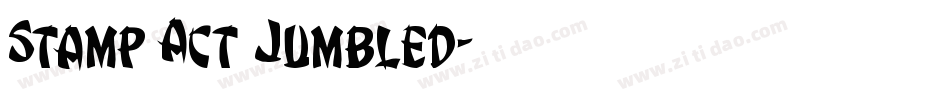 Stamp Act Jumbled字体转换